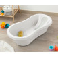 Bañera blanca evolutiva para bebé-Kiokids