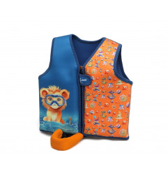 Chaleco neopreno de flotación animales azul marino-Kiokids