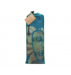 Toalla playa microfibra azu con animales-Kiokids