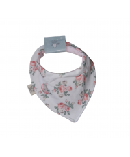 Set Babero Bandana Reversible+Tres Babitas Liberty-Todo Amor Baby