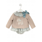 Conjunto Sudadera Bordada Perritos KAX35-Valentina Bebés