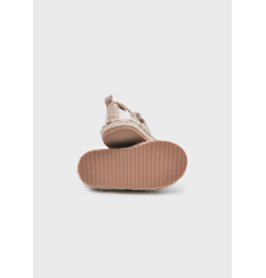 Alpargata cordones bebé Taupe-Mayoral