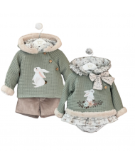 Conjunto Sudadera +Culote CONEJITO KAX70-Valentina Bebés