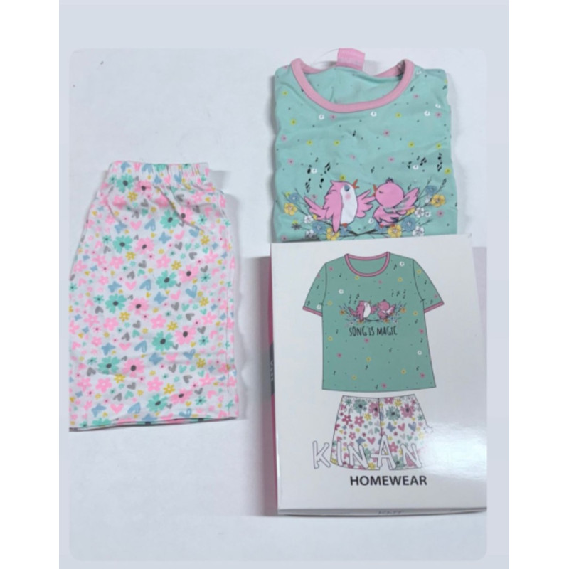 Pijama Infantil Niña Corto