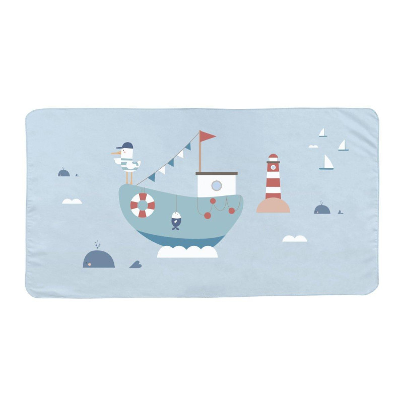 Toalla Playa Microfibra Fishing Boat Personalizable utetr