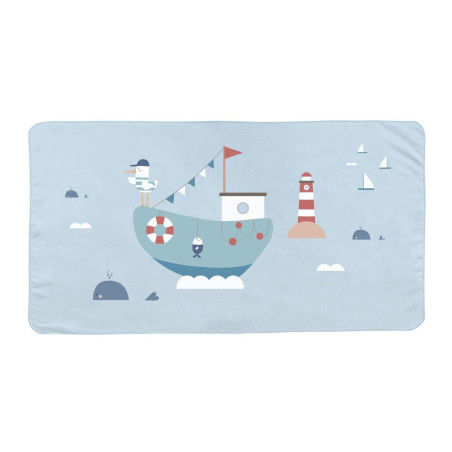 Toalla Playa Microfibra Fishing Boat Personalizable utetr