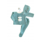 Conjunto Punto Tres Piezas Osito Verde Empolvado MEK53-Valentina Bebés