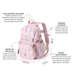 Mochila Infantil Little Red Personalizada-Tutete