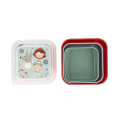3 Cajas Almuerzo Little Red-Tutete