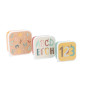 3 Cajas Almuerzo Funny Letters-Tutete