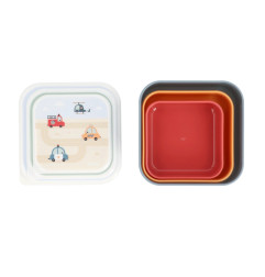 3 Cajas Almuerzo City Cars-Tutete