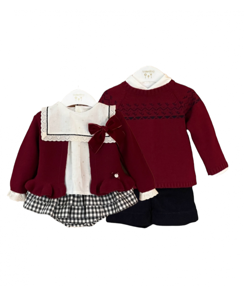 Conjunto Niño Tres Piezas KAX176-Valentina Bebés