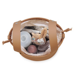 BOLSA BUCKET ICON CARAMEL-Pasito a Pasito