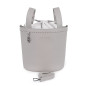 BOLSA BUCKET ICON SMOKE Gris-Pasito a Pasito BOLSA BUCKET ICON SMOKE Gris-Pasito a Pasito