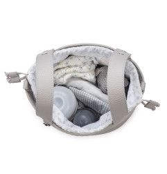 BOLSA BUCKET ICON SMOKE Gris-Pasito a Pasito