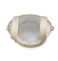 BOLSA BUCKET ICON CREAM-Pasito a Pasito