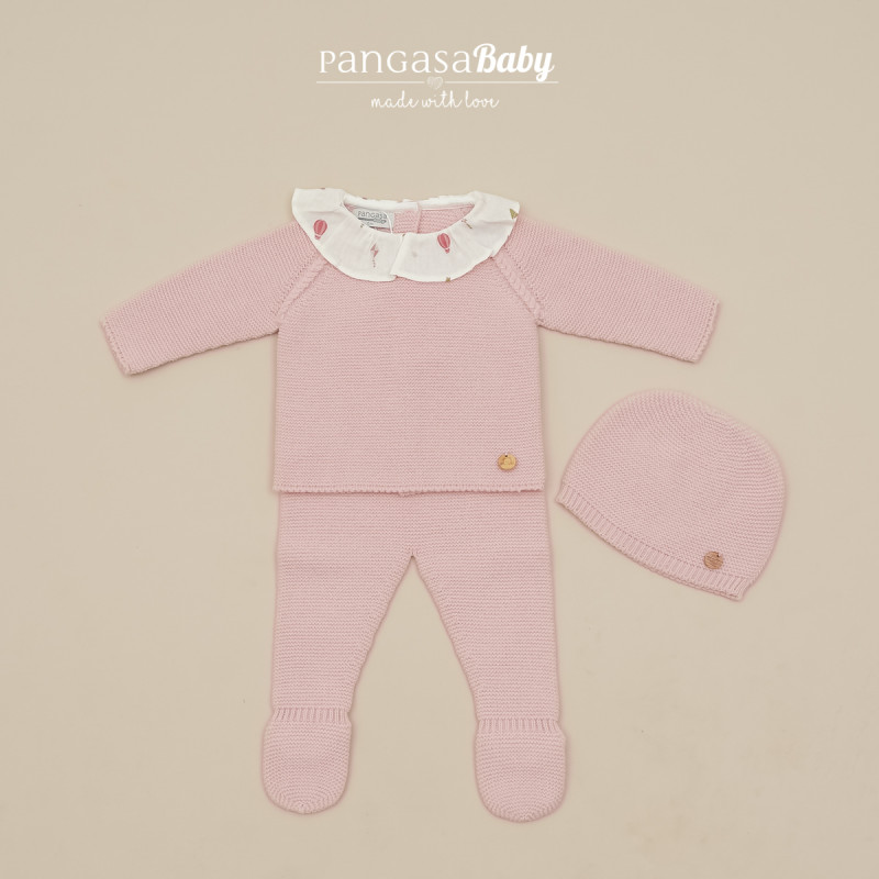Primera Puesta Básico  Rosa Empolvado-Pangasa