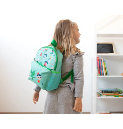 Mochila verde-Kiokids