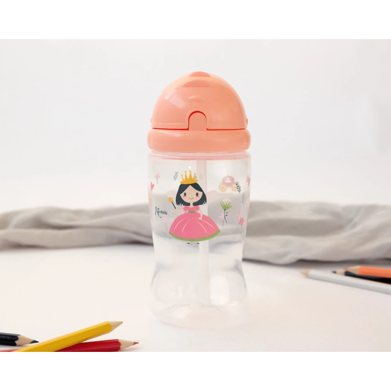 Botella 350ml rosa-Kiokids