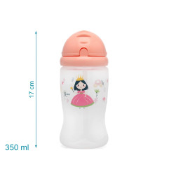 Botella 350ml rosa-Kiokids