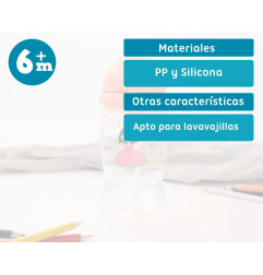 Botella 350ml rosa-Kiokids