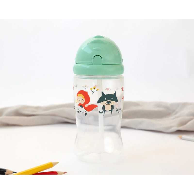 Botella 350ml verde-Kiokids
