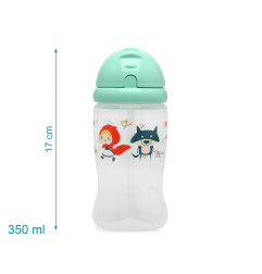 Botella 350ml verde-Kiokids
