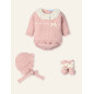 Conjunto Bebé 4 Piezas Vintage-Mac Ilusión