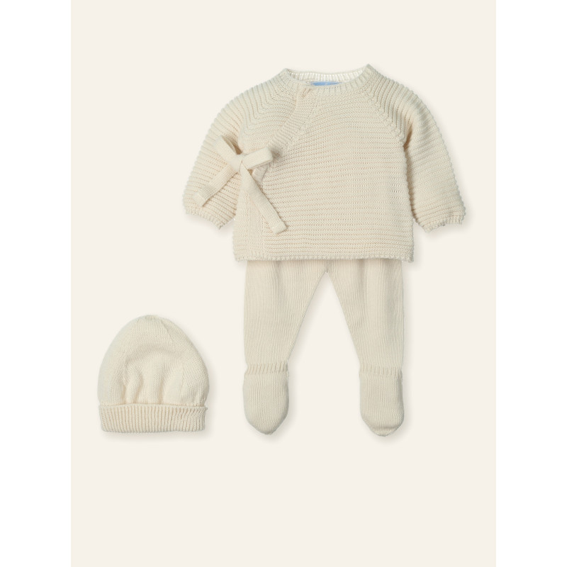 Conjunto Bebé Recién Nacido Natural-Mac Ilusión