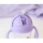 Taza aprendizaje step 3 300ml con asas conejo lavanda-Kiokids