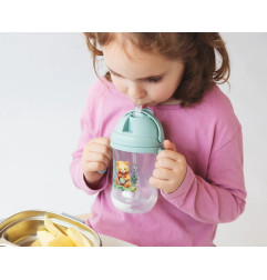 Taza aprendizaje 300ml con asas oso sage-Kiokids