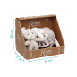 Peluche espiral osito beige con caja-Kiokids Peluche espiral osito beige con caja-Kiokids