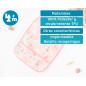 Babero impermeable rosa-Kiokids