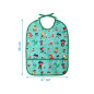 Babero impermeable verde-Kiokids Babero impermeable verde-Kiokids