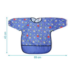 Babero impermeable con mangas-Kiokids