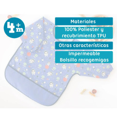 Babero impermeable con mangas-Kiokids