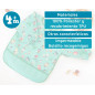 Babero impermeable con mangas verde-Kiokids