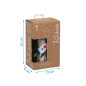 Botella entrenamiento cohete azul 280ml acero inoxidable-Kiokids