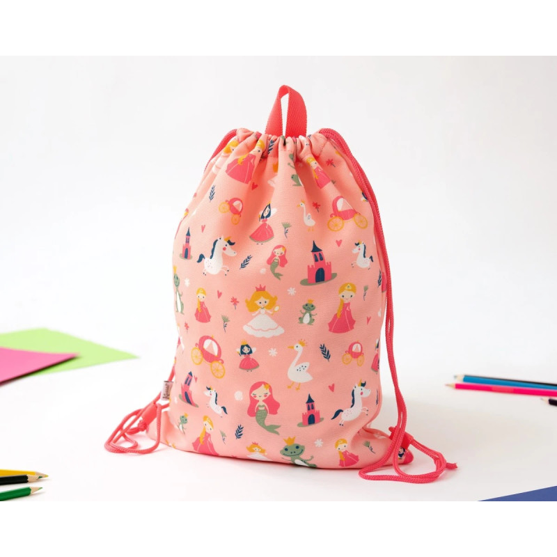 Bolsa de almuerzo rosa-Kiokids Bolsa de almuerzo rosa-Kiokids
