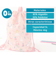 Bolsa de almuerzo rosa-Kiokids