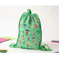 Bolsa de almuerzo verde-Kiokids