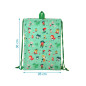 Bolsa de almuerzo verde-Kiokids