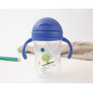 Taza aprendizaje step 3 300ml con asas azul-Kiokids Taza aprendizaje step 3 300ml con asas azul-Kiokids