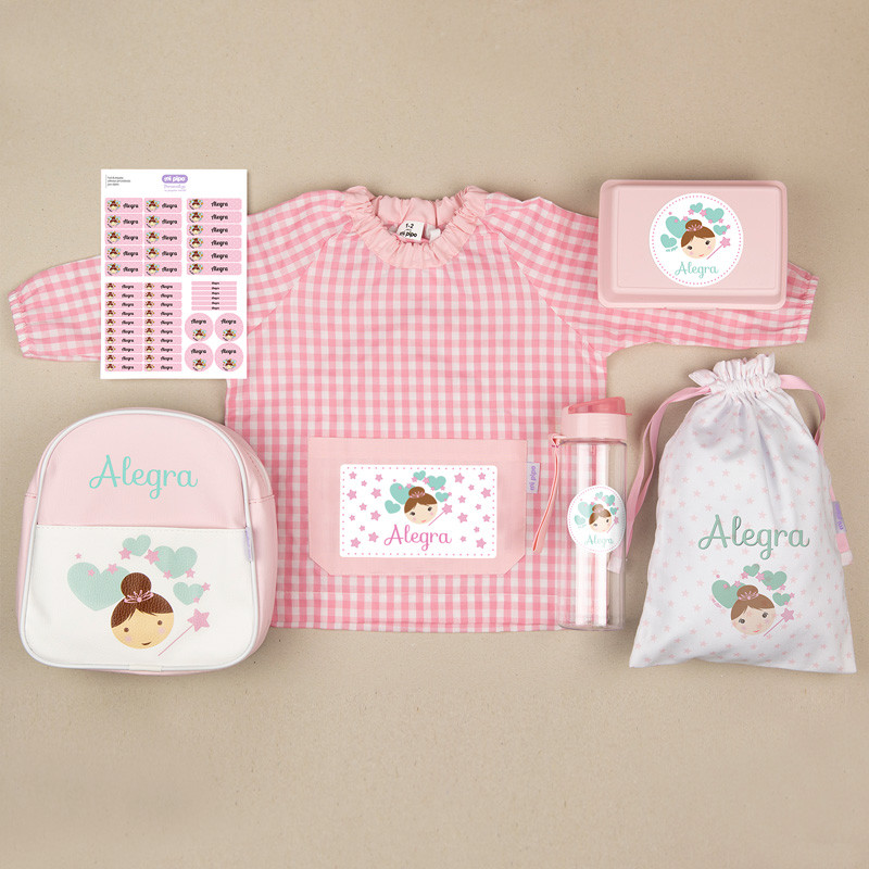 Pack Mi Guarde Personalizado Hada + Regalo Cajita Porta Alimentos-Mi Pipo Pack Mi Guarde Personalizado Hada + Regalo Cajita Porta Alimentos-Mi Pipo