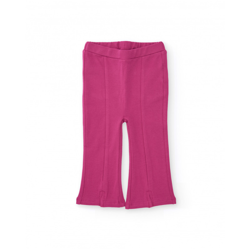 Pantalón para niña color fucsia acampanado-Tuc Tuc