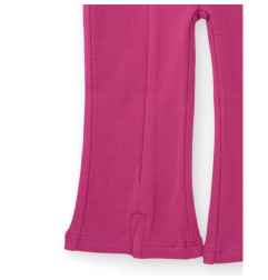 Pantalón para niña color fucsia acampanado-Tuc Tuc