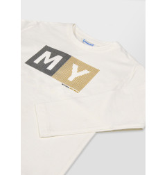 Camiseta letras básica niño-Mayoral