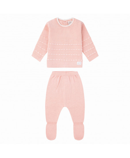 Conjunto Hilo Rosa Empolvado Yatsi