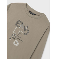 Camiseta texto básica chico-Mayoral