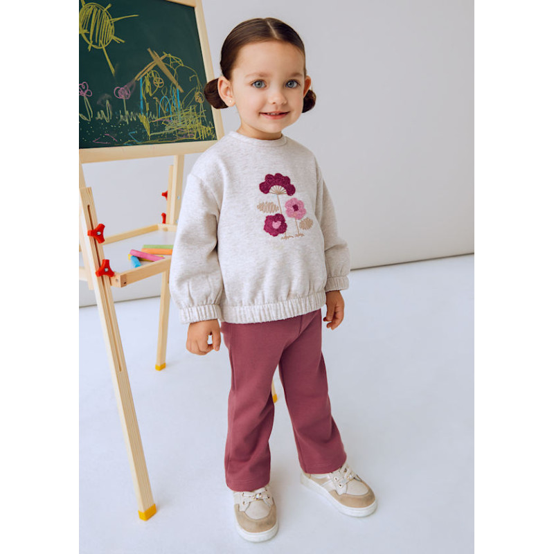 Conjunto legging campana y sudadera bebé-Mayoral